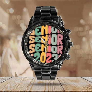 Discover Graduation Calendar Steel Band Watch, Senior Class Of 2023 Gift End