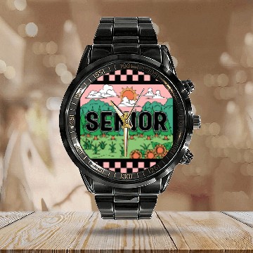 Discover Graduation Calendar Steel Band Watch, Senior Class Of 2023 Gift End
