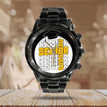 Discover Graduation Calendar Steel Band Watch, Senior Class Of 2023 Gift End