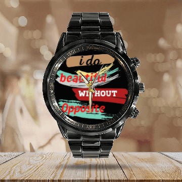 Discover Do something beautiful for free Calendar Steel Band Watch