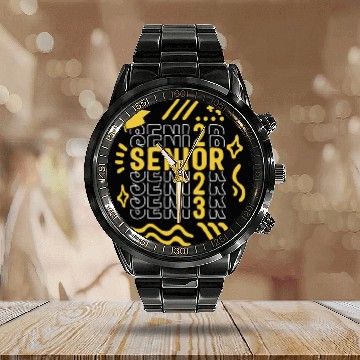 Discover Graduation Calendar Steel Band Watch, Senior Class Of 2023 Gift End