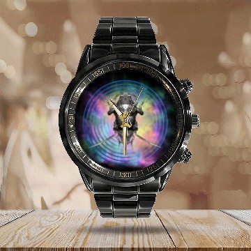 Discover AI The Future Calendar Steel Band Watch