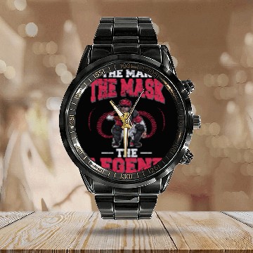 Discover Baseball Catcher The Man The Mask The Legend Baseb Calendar Steel Band Watch