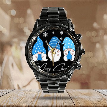 Discover Gnomes family Calendar Steel Band Watch Christmas Calendar Steel Band Watch 2022 winter
