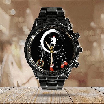 Discover Winter dreamcatcher Christmas Kite Calendar Steel Band Watch
