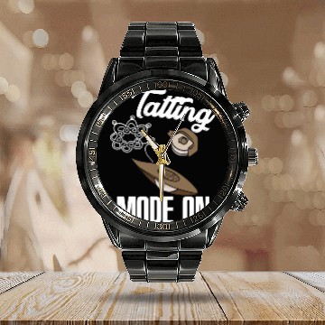Discover Funny Tatting Mode On Lace Crafter Calendar Steel Band Watch