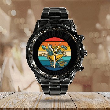 Discover Landscaping Gardening Gardener Garden Plant Calendar Steel Band Watch