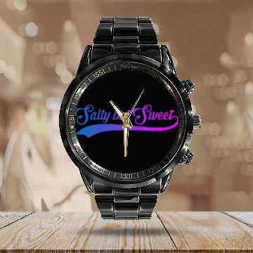 Discover Salty But Sweet 11 Calendar Steel Band Watch