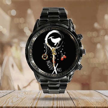 Discover Winter dreamcatcher Christmas Dolphin Calendar Steel Band Watch