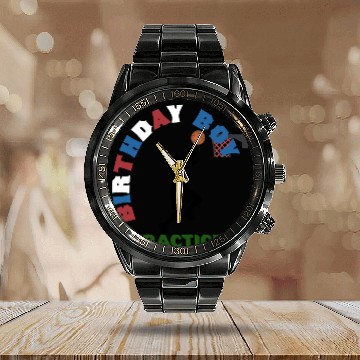 Discover Birthday boy 2 Calendar Steel Band Watch