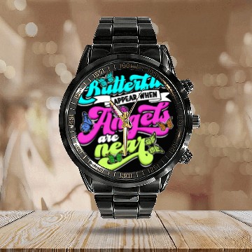 Discover Psychedelic Research Volunteer - psychedelic Calendar Steel Band Watch