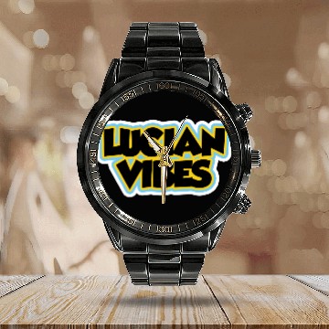Discover Lucian Vibes (White) Calendar Steel Band Watch