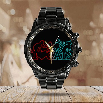 Discover I love Cats Calendar Steel Band Watch