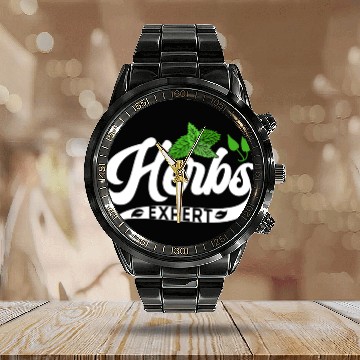 Discover Herbs Expert Gardening Herbalist Herb Herbalism Calendar Steel Band Watch
