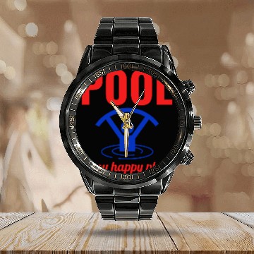Discover Water Aerobics Aquatic fitness Aqua Exercise Pool Calendar Steel Band Watch