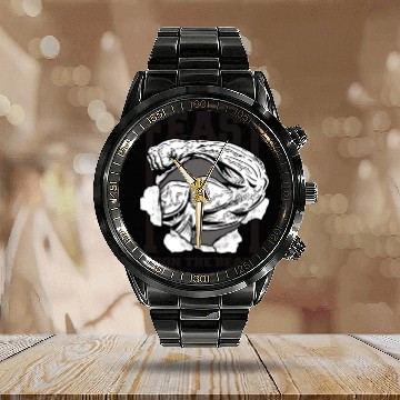 Discover Feast Upon The Beast Calendar Steel Band Watch