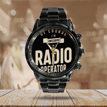 Discover Radio Operator Job Occupation Birthday Worker Calendar Steel Band Watch