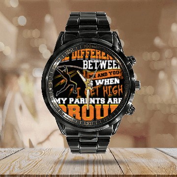 Discover Track And Field Runner Athelitcs Running Sport Run Calendar Steel Band Watch