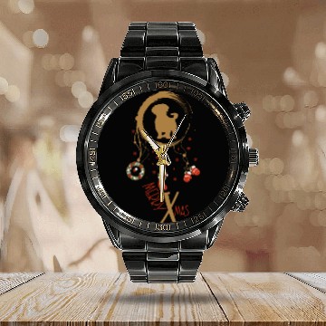 Discover dog dreamcatcher Christmas Shih Tzu Calendar Steel Band Watch