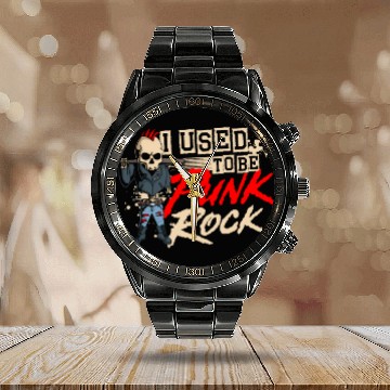 Discover I Used To Be Punk Rock Musician Emo Punk Music Calendar Steel Band Watch