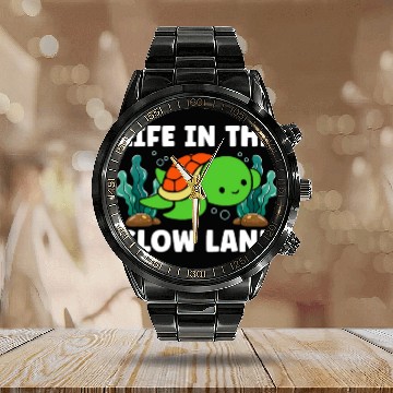 Discover Marine Biology Life In The Slow Underwater Science Calendar Steel Band Watch