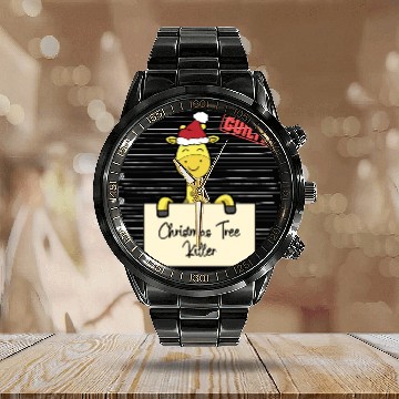 Discover Giraffe christmas funny prison Calendar Steel Band Watch