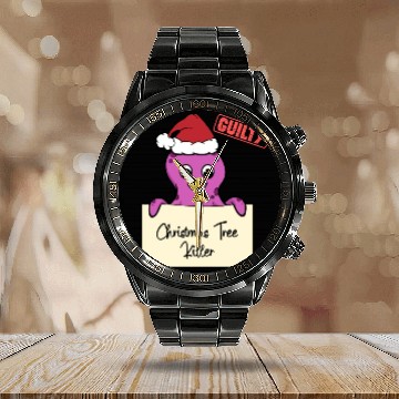 Discover Octopus christmas funny prison Calendar Steel Band Watch
