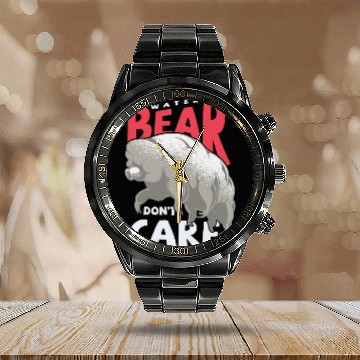 Discover Moss Piglet Science Biology Tardigrade Lover Calendar Steel Band Watch