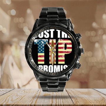 Discover Funny Gun Owner & Gun Lover Us Flag Just The Tip I Calendar Steel Band Watch