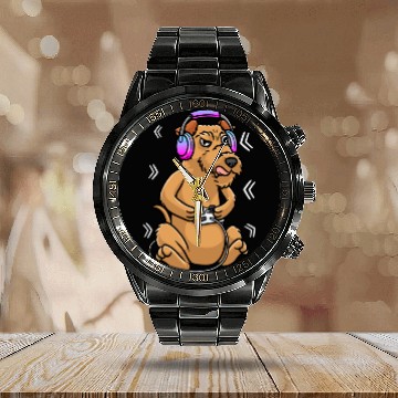 Discover Irish Terrier Dog Gamer Video Game Gaming Irish Calendar Steel Band Watch