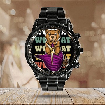 Discover Wombat Onion - Wombat Onion Calendar Steel Band Watch