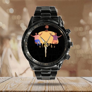 Discover I love my dad Calendar Steel Band Watch