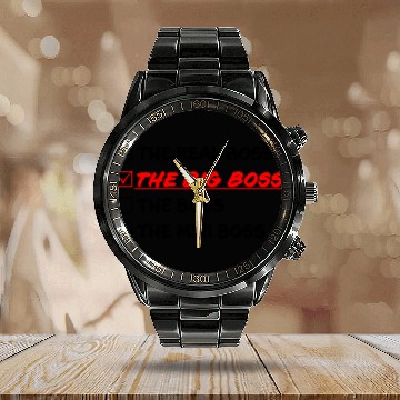 Discover THE BIG BOSS Calendar Steel Band Watch