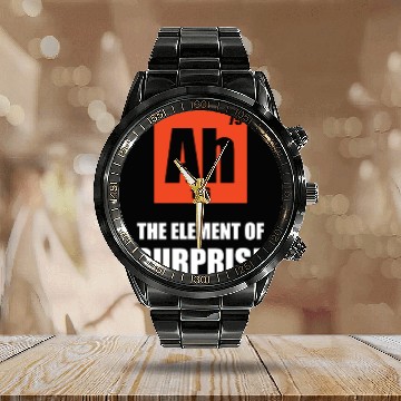 Discover Ah 196 79 the element of surprise Calendar Steel Band Watch