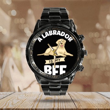 Discover Labrador A Labrador Is My BFF Calendar Steel Band Watch