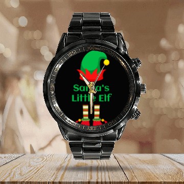 Discover Little Elf Calendar Steel Band Watch