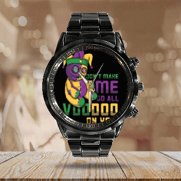 Discover Witchcraft Doll Festival Parade Beads Mardi Gras Calendar Steel Band Watch