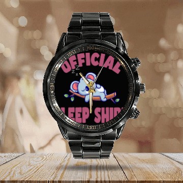 Discover Good night Calendar Steel Band Watch