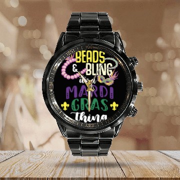 Discover Beading Beads & Bling It's A Beaded Jewelry Beader Calendar Steel Band Watch