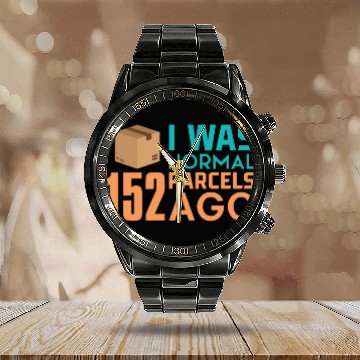 Discover Mail delivery, Postal worker Calendar Steel Band Watch