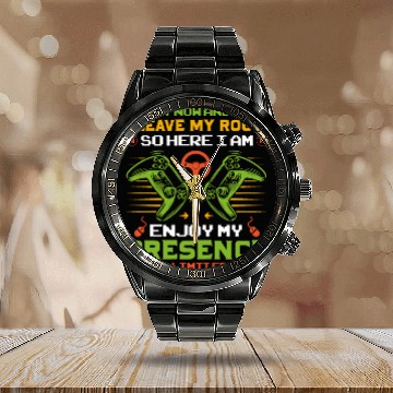 Discover Every Now And Then I Leave My Room Video Game Calendar Steel Band Watch