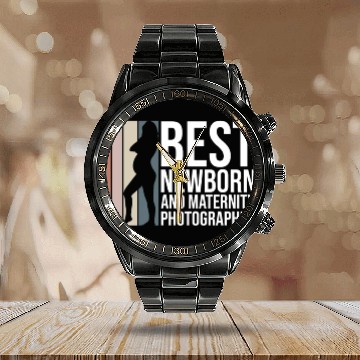 Discover Best Newborn And Maternity Photographer - Calendar Steel Band Watch