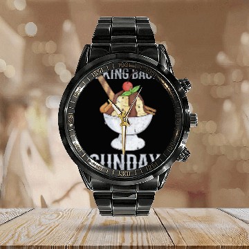 Discover Taking Back Sunday Ice Cream Calendar Steel Band Watch