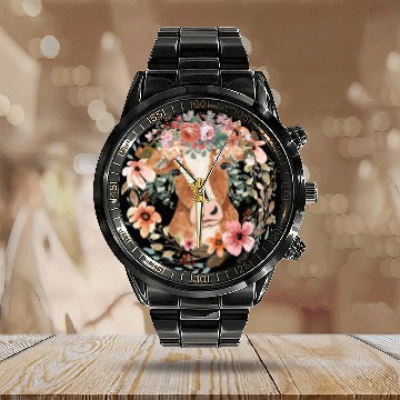 Discover Sally Moo Calendar Steel Band Watch