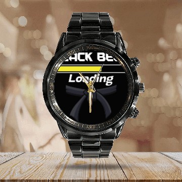Discover Jiu jitsu black belt loading jujutsu martial arts Calendar Steel Band Watch