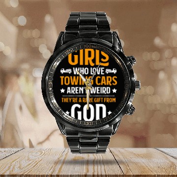 Discover Tow Truck Driver Tow Trucker Towing Service Calendar Steel Band Watch