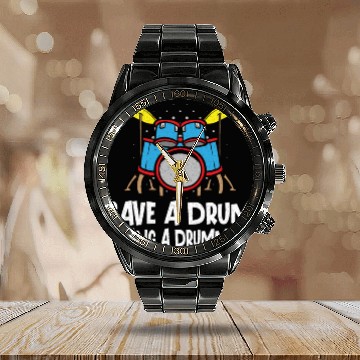 Discover Drummer Drums Music Drum Set Drumming Calendar Steel Band Watch