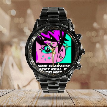 Discover Anime Character Arent Real Manga Emo Japanese Anim Calendar Steel Band Watch