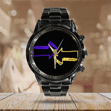 Discover Pointers Calendar Steel Band Watch