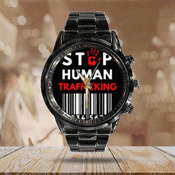 Discover Human Trafficking Awareness End It Not For Sale St Calendar Steel Band Watch